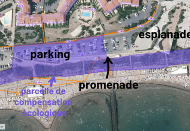 Communiqué : démolition de la promenade et du parking de Vias plage
