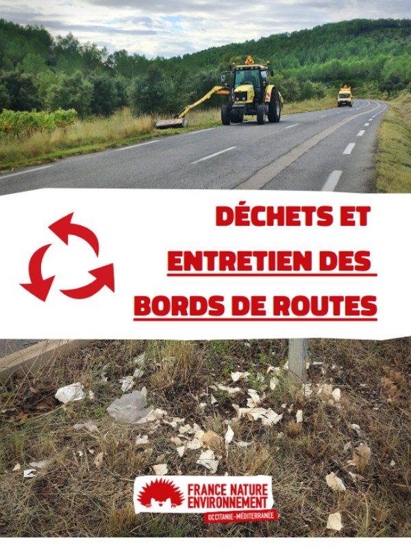 Déchets et entretien des bords de routes : problématique et bonnes pratiques – le nouveau mini-guide de FNE OCMED